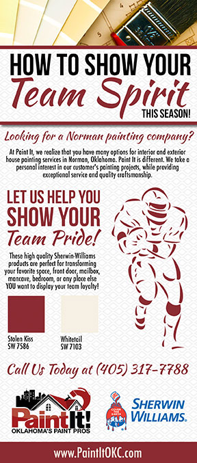 Norman Painting Company Information Graphic shows information about Paint It OKC.